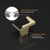 Haliwu 4 Pack Black and Gold Cabinet Knobs - 2
