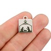 Bohemian Findings Christmas Nativity Stainless Steel Charm - Exclusive Line
