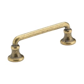 Richelieu Hardware BP873R3 Toulon Collection 3-inch (76 mm) Center-to-Center Regency Brass Traditional Round Cabinet and Drawer Pull Handle for Kitchen, Bathroom, and Furniture