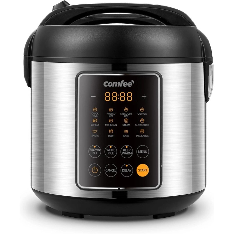 Smart 5.3 QT Rice Cooker with Overheating Protection - Effortless