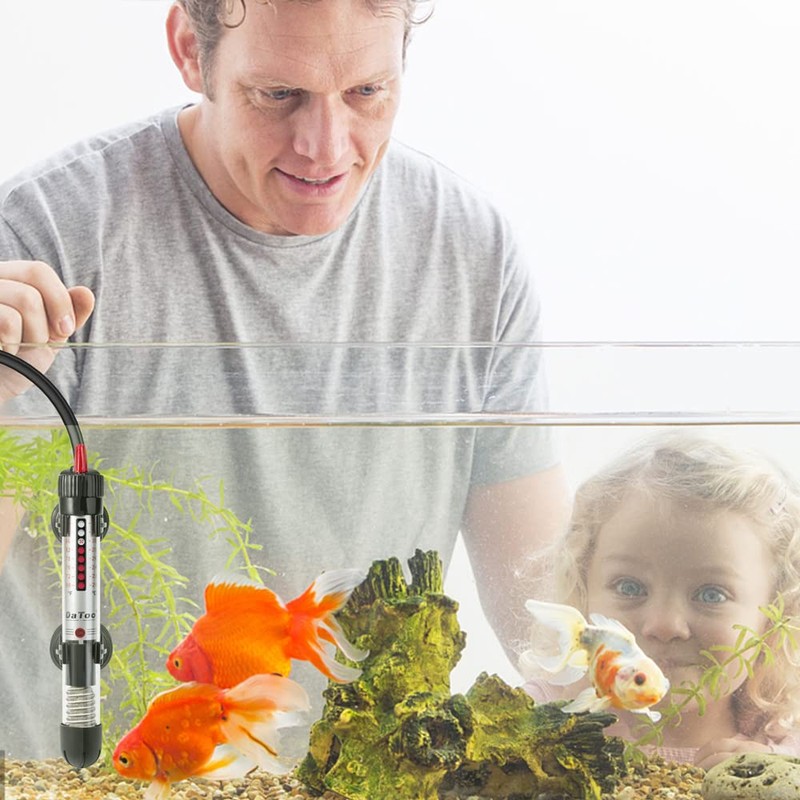 DaToo 50 Watt Aquarium Heater Submersible Adjustable Temperature Fish Tank