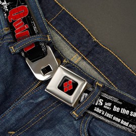 Buckle-Down Seatbelt Belt Harley Quinn XL