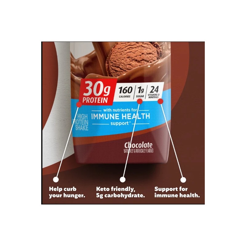Premier Protein Shake, Chocolate, 30g Protein, 11 Fl Oz, 12
