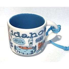 Starbucks IDAHO Ceramic Mug Demitasse Espresso Ornament 2 oz