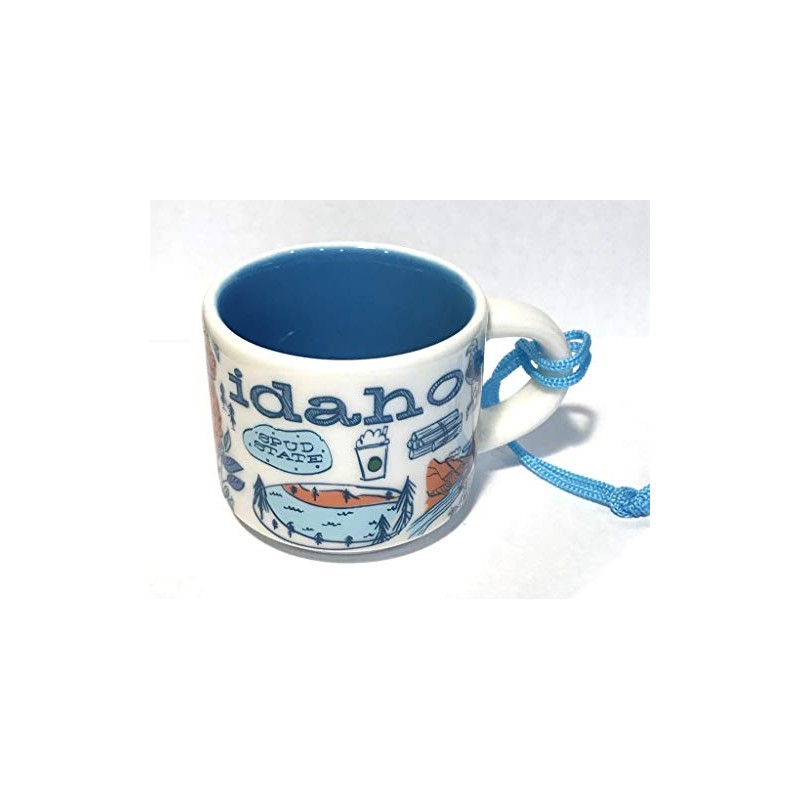 Starbucks IDAHO Ceramic Mug Demitasse Espresso Ornament 2 oz