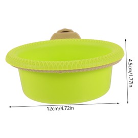 Kichvoe Bathing Bath Bird Cage Finch Bathtub Stand Bird Baths for Outdoors Pet Parrot Bathing Birds Bird Cage Bath Bird Accessories Bird Baths for Cages Parakeets Bath Light Green Plastic