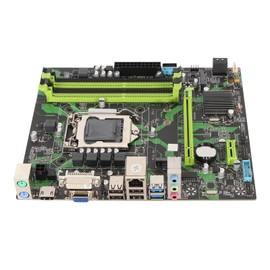 Heayzoki LGA 1155 Motherboard, Desktop Computer Motherboard, B75 HMPLUS LGA 1155 Slot 4 DDR3 6Gbps SATA M.2 NVME PCIe X16 VGA HD Output ATX Motherboard for Mining