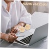 Kisangel 2pcs Portable Hand Massage for Elderly Lightweight Handheld Exercise