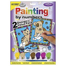 Royal Brush My First Paint by Number Kit, 8.75 by 11.375-Inch, 2/pkg