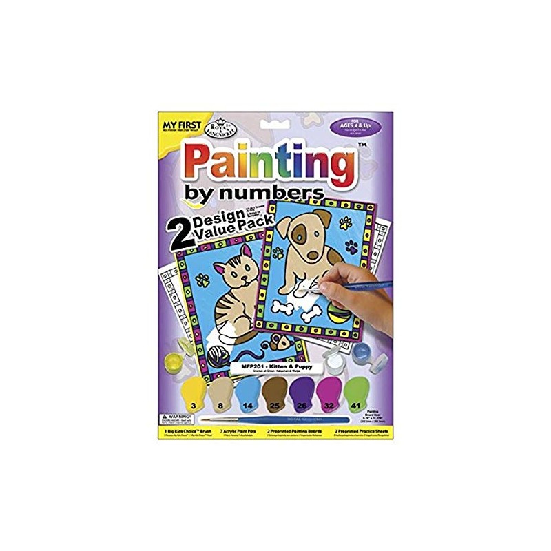 Royal Brush My First Paint by Number Kit, 8.75 by