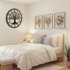 20" Farmhouse Bird Branch Wall Clock with Metal Tree Design
