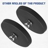 GLOBLED Magnetic Base Led Light Bar Mounting Brackets 2PCS Hood