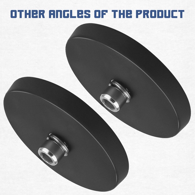 GLOBLED Magnetic Base Led Light Bar Mounting Brackets 2PCS Hood