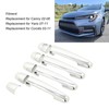8 Pcs Car Exterior Door Handle Cover ABS Chrome Door