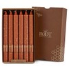 Root Candles 12-Count Unscented Dinner Candles Dripless Beeswax Enhanced Timberline™