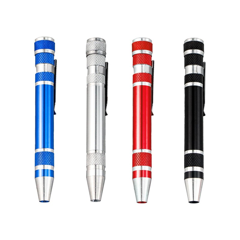 4 PCS 8 In 1 Multitool Pen Screwdriver Mini Set