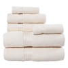 Bedford Home 100% Cotton Hotel 6 Piece Towel Set -