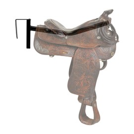 QWORK Saddle Rack, 2 Pack Removable Saddle Rack, Hangs on Stall Walls or Doors, for Western and English Tack Storage