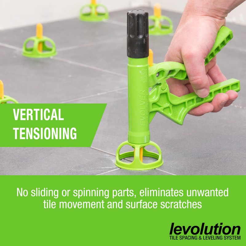 Miracle Sealants Levolution Pro Flat Spacer 1/8", Tile Leveling &