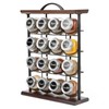 Orii 16 Jar Acacia Wood & Metal Wire Spice Rack