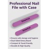 DreamCut Nail File with Case – Portable Emery Board for