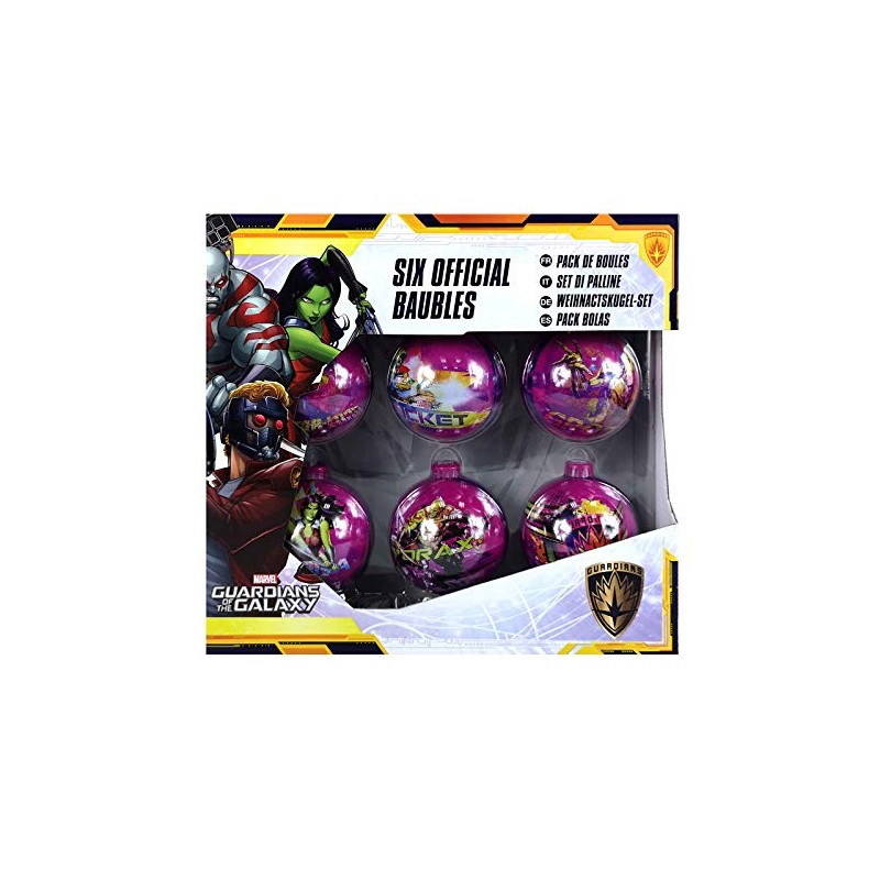 1 x Guardians of The Galaxy 6PC Christmas Tree Tin