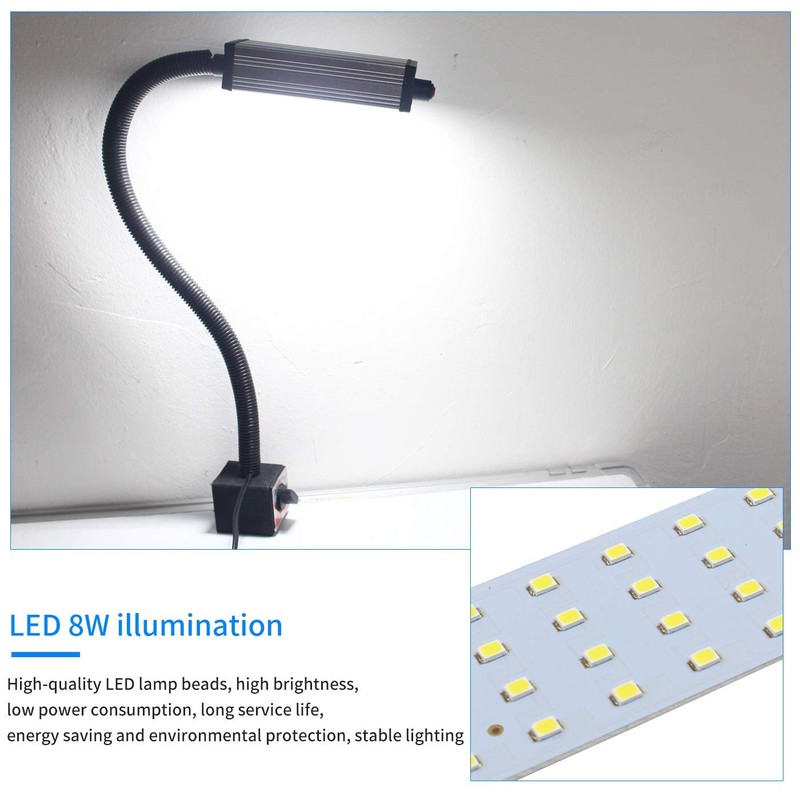 XINYIQI Magnetic Work Light, LED Machine Light with 44 LEDs,
