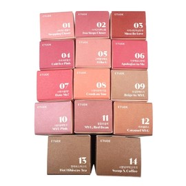 NEW Etude Cozy Fixing Tint 14 Colors Soft Blur Lip 4g / NEW 에뛰드 포근픽싱틴트 14컬러 보송 블러립 4g
