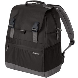CleverMade Insulated Backpack Cooler Bag - 18 Can Leakproof Cooler Backpack with Bottle Opener, Outer Zippered Storage and Mesh Side Pockets for Lunch, Work, Picnic, and Camping - Charcoal