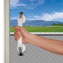 nomuratekku Comfortable Convenient Suction Cup Fixed Function with support handle , white