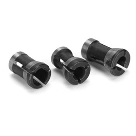 3 Pieces Router Collet Chuck, 6mm 6.35mm 8mm Router Bit Collet Chuck Clamping Adapter for Woodworking CNC Engraving Trimming Carving Machine Tool
