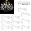 Tomotato Pack of 10 Chandelier Crystals, 10.5 cm Teardrop Shape