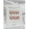Pink Cherry Handmade Nail Tips Nail Tips - Short Oval