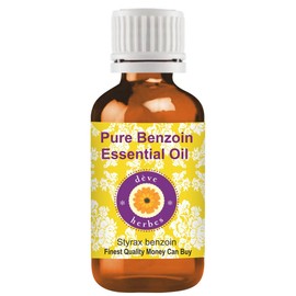 Deve Herbes Pure Benzoin Essential Oil (Styrax benzoin) 100% Natural Therapeutic Grade Steam Distilled 30ml (1.01 oz)