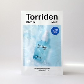 Torridon Toriden Dive-in Low Molecular Hyaluronic Acid Mask 27ml 5+1 Sheet Special / 토리든 다이브인 저분자 히알루론산 마스크 27ml 5+1매 기획