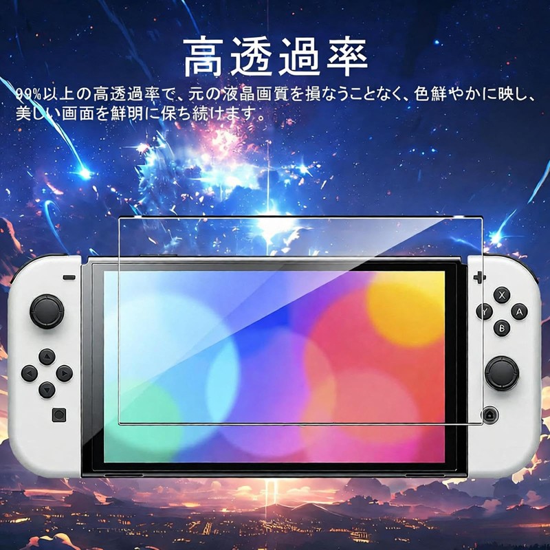 PRODELI For Switch 2 Exclusive Glass Film [3 Sheets +