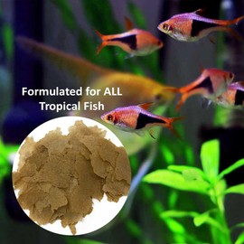 Vitalis Freshwater Tropical Flakes 40g (1.41oz) – Premium Nutrient Rich Fish Food for Tropical Freshwater Fish, Supports Health & Vibrant Color