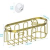 Yazoni 2-in-1 Sponge Holder for Kitchen Sink, Suction Cup Rack