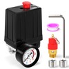 BOGERDACK 4 Way Air Compressor Pressure Switch Control Valve Kit