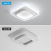 DELIPOP Ceiling Light Modern, 21W 2350LM Acrylic Square Ceiling Lamp