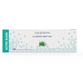 Goodwyn Peppermint Tea, Herbal Tea To Refresh And Rejuvenate, 100 Tea Bags - 0.683 Pounds