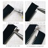 48 Pcs Zip Repair Kit, Metal Replacement Zip，Zip Latch Head