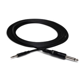 Hosa CMP-110 Mono Interconnect, 1/4 Inch TS to 3.5 mm TRS, 10 Feet