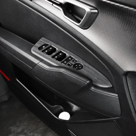 ABS Wood Grain Car Window Switch Lift Panel Cover Interior Trim Decal for Kia Sportage 2023 2024 2025 Accessories