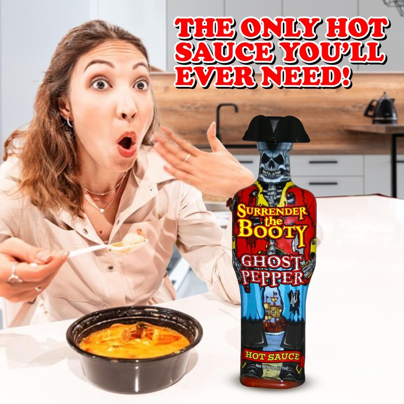 Surrender the Booty Ghost Pepper Hot Sauce – Bhut Jolokia