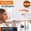 Decobasics 60 Pack Soft Close Cabinet Hinges – 1/2" Overlay