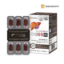 Daewoong Life Science Barley Barley/Thank You On Daewoong Life Gane Power Milk Thistle 800mg x30 Capsules Liver Health / 보리보리/땡큐온 대웅생명 가네파워 밀크씨슬 800mg x30캡슐 간건강
