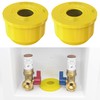 YMS Washing Machine Drain Outlet Plug, Silicone Sealing Plug for