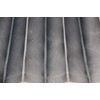 Track Curtain, Pleated Rear Curtain, Black, Leather Style, Grade 3