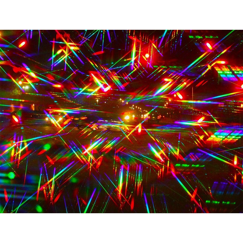 Rainbow Symphony Diffraction Grating - Rainbow Peepholes, Package of 25
